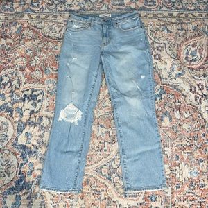 Abercrombie & Fitch The Boyfriend Mid Rise Jeans SZ 26/2 Regular EUC